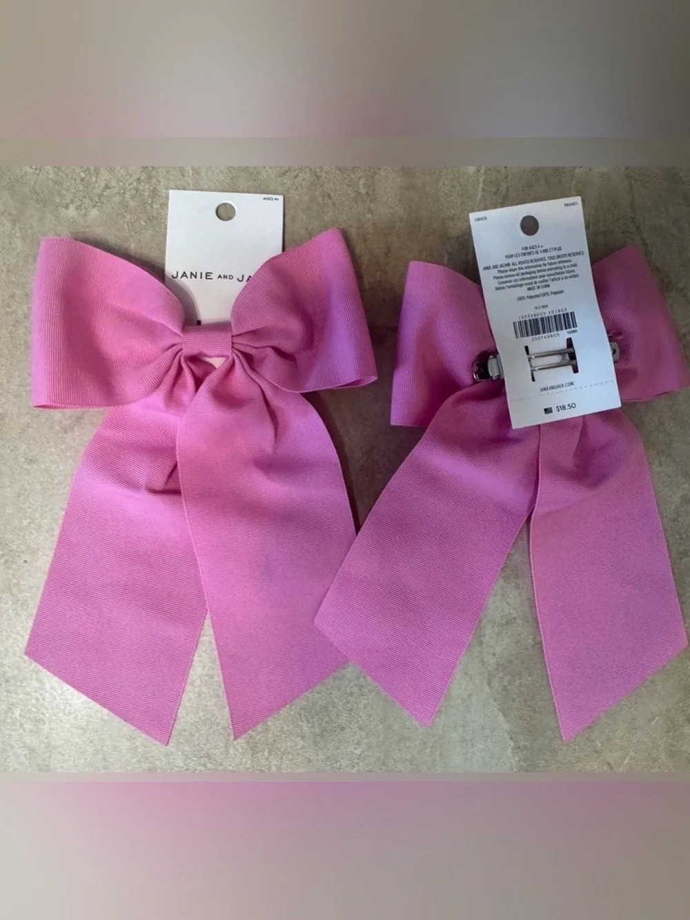 Janie and Jack Bow Barrettes (2)